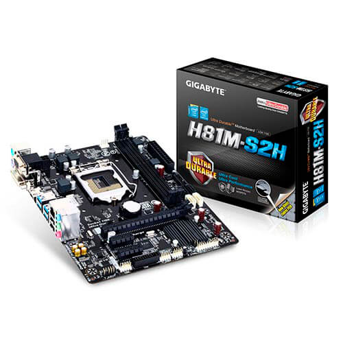 Placa Gigabyte H81m-S2h Intel1150 2ddr3 Hdmi Sata3 Usb3.0 | Quonty.com | GA-H81M-S2H