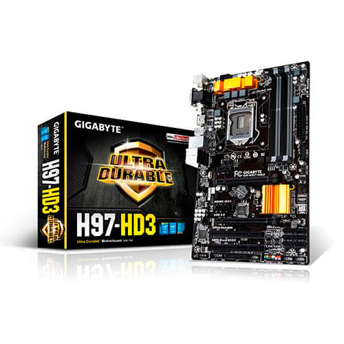 Placa Gigabyte H97-Hd3 Intel1150 4ddr3 Hdmi Pcx3.0 Sata3 | Quonty.com | GA-H97-HD3