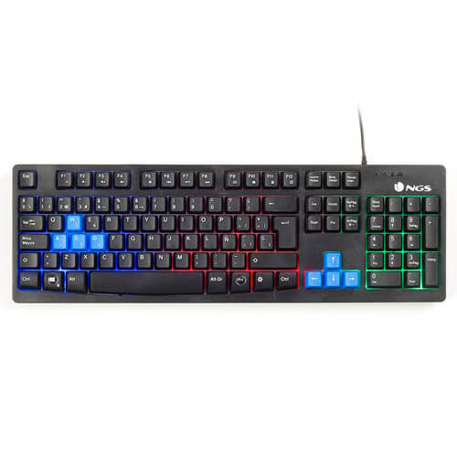 Teclado Ngs Gkx-300 Gaming Usb Negro Retroiluminado | Quonty.com | GKX-300