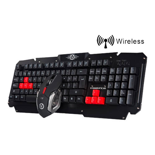 Teclado/Raton/Alfombrilla Woxter Gaming Stinger Fx95 W Kit | Quonty.com | GM26-044