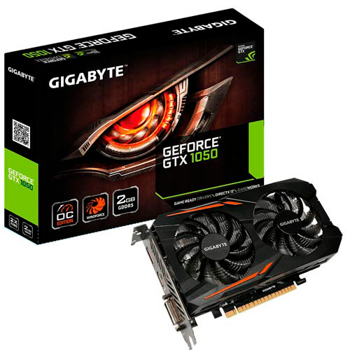 Gigabyte Gv-N1050oc-2gd 2gb Ddr5 Hdmi Pcie3.0 | Quonty.com | GV-N1050OC-2GD