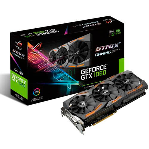 Asus Strix-Gtx1060-O6g-Gaming 6gb Gddr5 Pcie3.0 | Quonty.com | 90YV09Q0-M0NA00