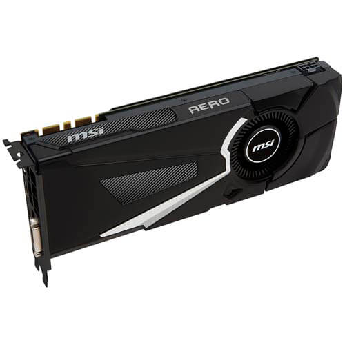 Msi Gtx1080 Aero 8g Oc 8gb Gddr5x Pcie3.0 | Quonty.com | 912-V336-015