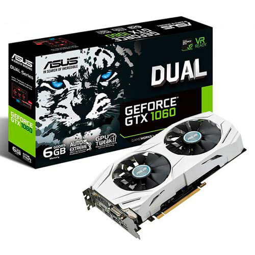Asus Dual-Gtx1060-6g 6gb Gddr5 Pcie3.0 | Quonty.com | 90YV09X4-M0NA00