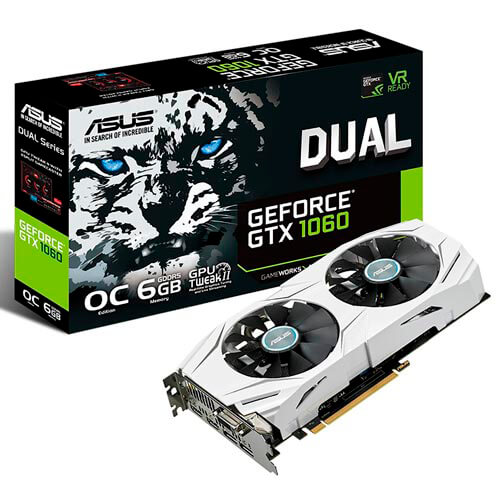 Asus Dual-Gtx1060-O6g 6gb Gddr5 Pcie3.0 | Quonty.com | 90YV09X0-M0NA00