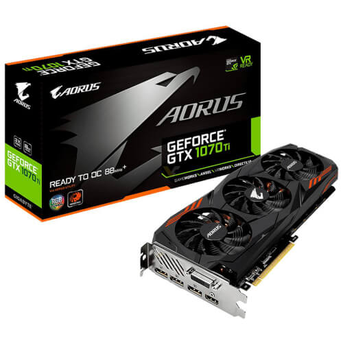 Tarjeta Grafica Gigabyte Gv-N1070taorus-8gd 8gb Gddr5 | Quonty.com | GV-N107TAORUS-8GD