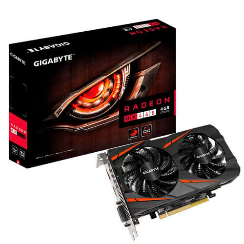 Gigabyte Gv-Rx460wf2oc-4gd 4gb Ddr5 Hdmi Pcie3.0 | Quonty.com | GV-RX460WF2OC-4GD