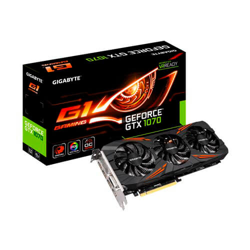 Gigabyte Gv-N1070g1 Gaming-8gd 8gb Gddr5 Pcie3.0 | Quonty.com | GV-N1070G1 GAMING-8GD