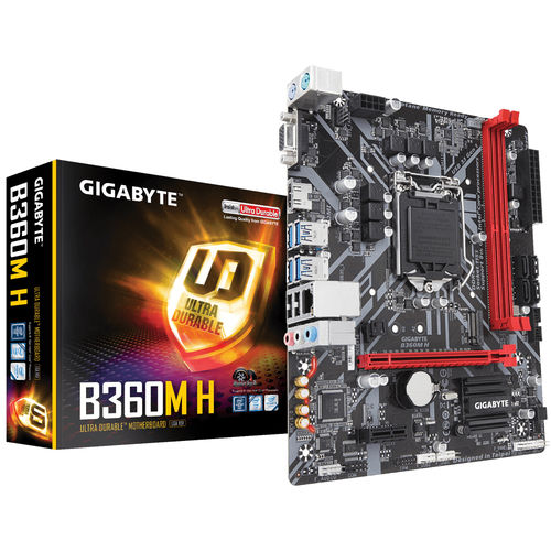 Placa Gigabyte B360m-H Intel1151 Matx | Quonty.com | GA-B360M-H
