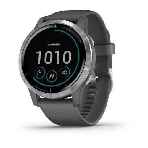 Reloj Deportivo Con Gps Garmin Vivoactive 4 Gris Plateado | Quonty.com | 010-02174-02