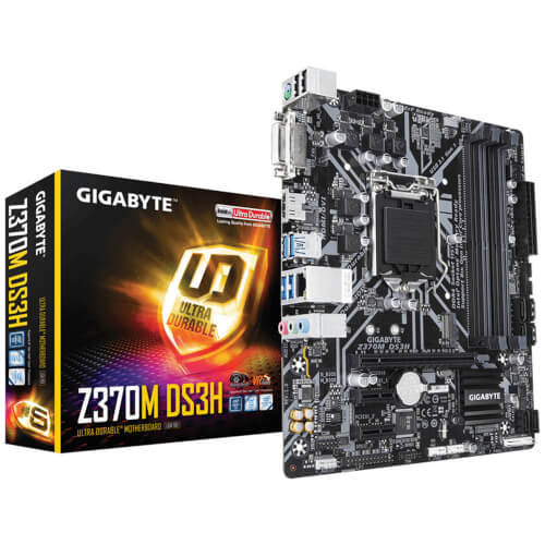 Placa Base Gigabyte Z370m-Ds3h - Socket Lga 1151 Para Proces | Quonty.com | Z370M-DS3H