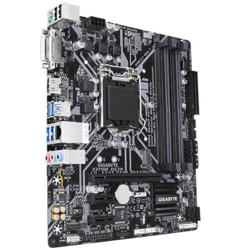 Placa Base Gigabyte Z370m-Ds3h - Socket Lga 1151 Para Proces | Quonty.com | Z370M-DS3H