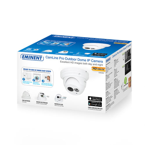 Cámara De Vigilancia Eminent Ip Exterior Techo 1280x720 | Quonty.com | EM6360