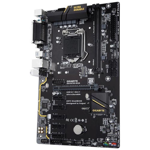 Placa Gigabyte H110-D3a Intel1151 Ddr4 Pcx3.0 Atx | Quonty.com | GA-H110-D3A