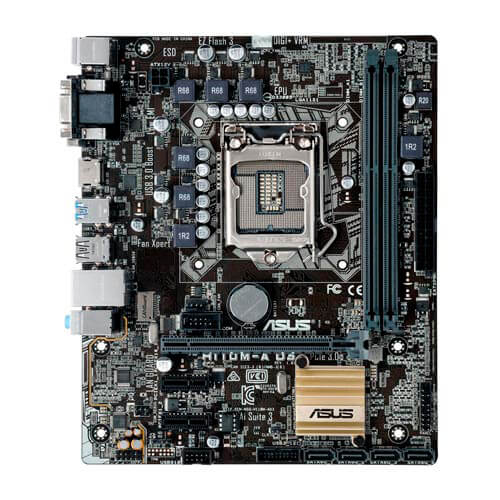 Placa Asus H110m-A D3 Intel1151 2ddr3 Hdmi Pcx3.0 Sata3 | Quonty.com | 90MB0NP0-M0EAY0