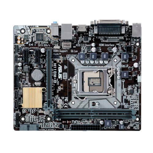 Placa Asus H110m-D Intel1151 2ddr4 Hdmi Pcie3.0 Sata3 Usb3.0 | Quonty.com | 90MB0PY0-M0EAY0
