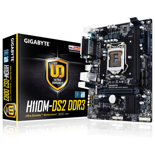 Placa Gigabyte H110m-Ds2 Intel1151 2ddr3 Vga Pcx3.0 4sata3 | Quonty.com | GA-H110M-DS2 DDR3