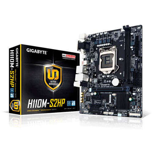 Placa Gigabyte H110m-S2hp Intel1151 2ddr4 Hdmi Pcx3.0 Sata3 | Quonty.com | GA-H11M-S2HP