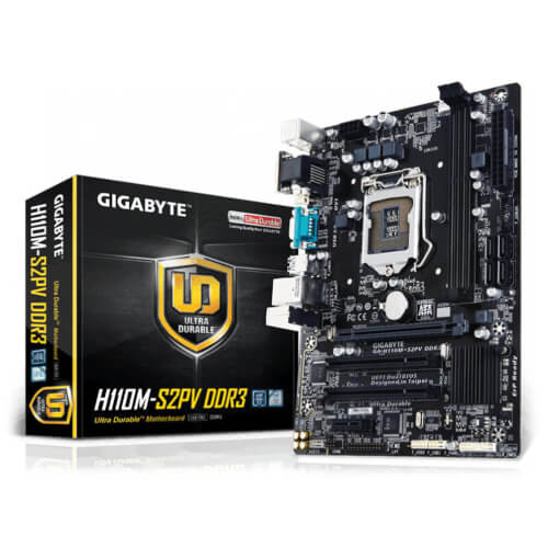 Placa Gigabyte H110m-S2pv Intel1151 Ddr4 Usb3,0 Dvi | Quonty.com | GA-H110M-S2PV