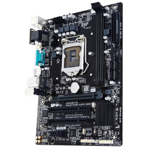 Placa Gigabyte H110m-S2pv Intel1151 Ddr4 Usb3,0 Dvi | Quonty.com | GA-H110M-S2PV