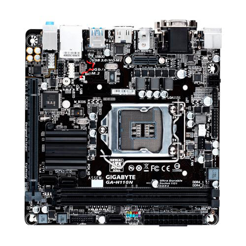 Placa Gigabyte H110n Intel1151 Mitx | Quonty.com | GA-H110N