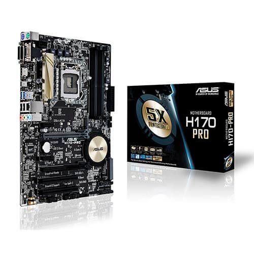 Placa Asus H170-Pro Intel1151 4ddr4 Hdmi Pcx3.0 Sata3 Usb3.0 | Quonty.com | 90MB0NC0-M0EAY0