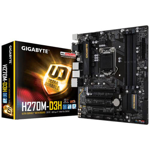 Placa Gigabyte H270m-D3h Intel1151 Ddr4 Hdmi Pcx3.0 | Quonty.com | GA-H270M-D3H