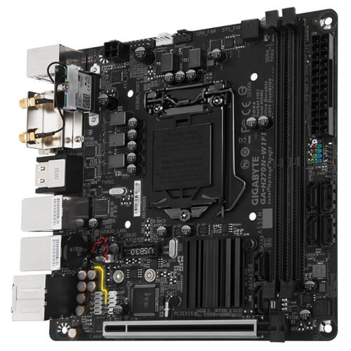 Placa Gigabyte H270n-Wifi Intel1151 Ddr4 Pcx3.0 Mitx Hdmi | Quonty.com | GA-H270N-WIFI