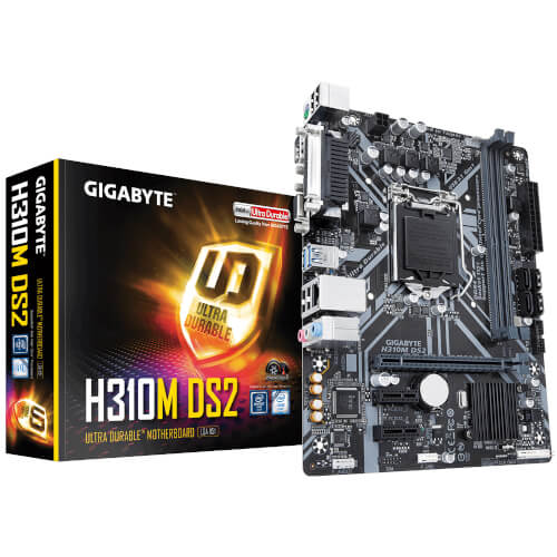 Placa Gigabyte H310m-Ds2 Intel1151 | Quonty.com | GA-H310M-DS2