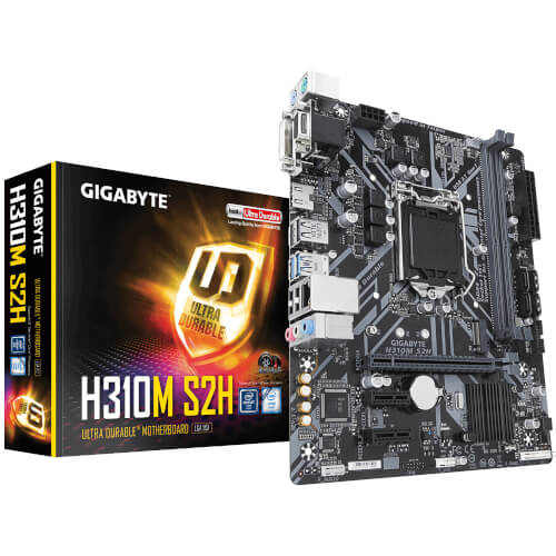 Placa Gigabyte H310m-S2h Intel1151 Pcie3.0 Atx | Quonty.com | GA-H310M-S2H