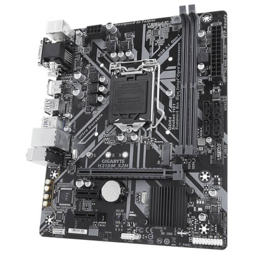 Placa Gigabyte H310m-S2h Intel1151 Pcie3.0 Atx | Quonty.com | GA-H310M-S2H