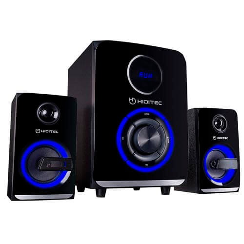 Altavoces Hiditec 2.1 H500 Multimedia 100w Bt4.0 Usb Sd | Quonty.com | SPK010001