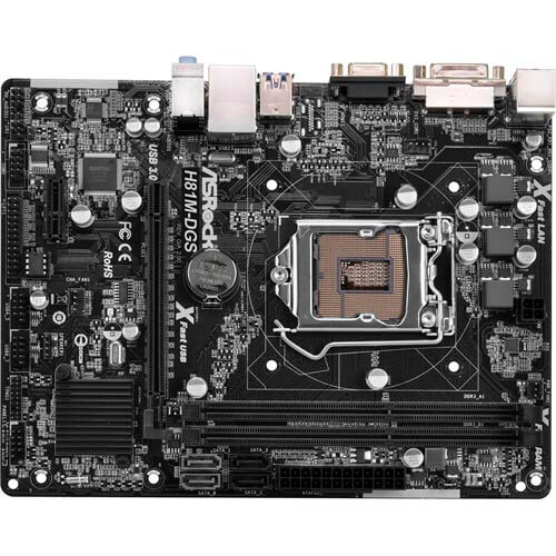 Placa Asrock H81m-Dgs R2.0 Intel1150 2ddr3 Dvi Sata3 Usb3.0 | Quonty.com | 90-MXGS60-A0UAYZ