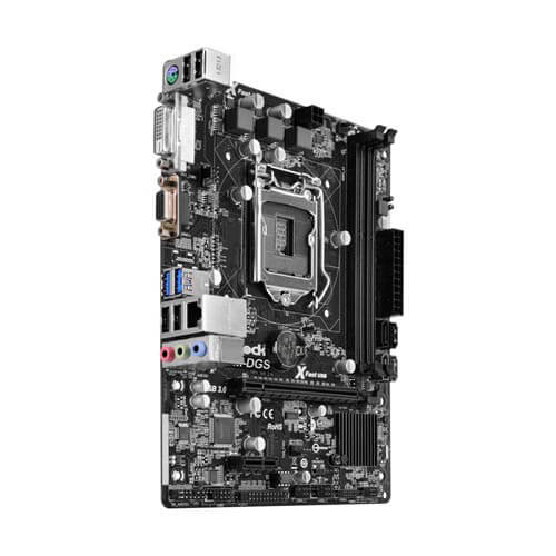 Placa Asrock H81m-Dgs R2.0 Intel1150 2ddr3 Dvi Sata3 Usb3.0 | Quonty.com | 90-MXGS60-A0UAYZ