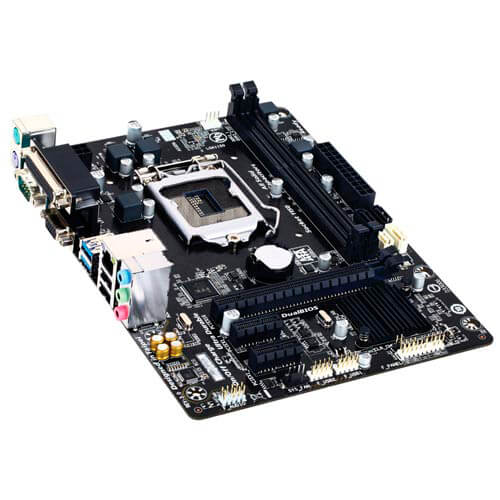 Placa Gigabyte H81m-Ds2 Intel1150 2ddr3 Vga Sata3 Usb3.0 | Quonty.com | GA-H81M-DS2