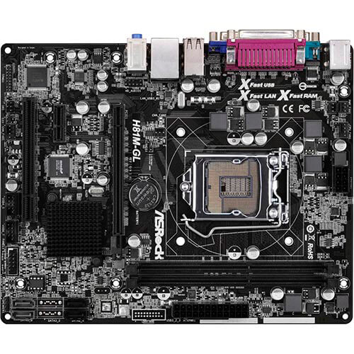 Placa Asrock H81m-Gl Intel1150 2ddr3 Vga | Quonty.com | H81M-GL