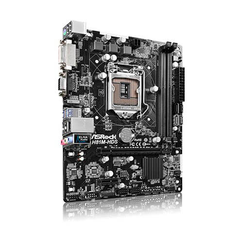 Placa Asrock H81m-Hds R2.0 Intel1150 2ddr3 Hdmi Sata3 Usb3.0 | Quonty.com | 90-MXGX80-A0UAYZ