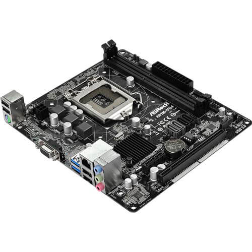 Placa Asrock H81m-Vg4 R2.0 Intel1150 2ddr3 Vga Sata3 Usb3.0 | Quonty.com | 90-MXGV40-A0UAYZ