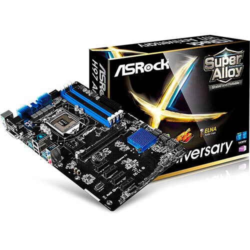 Placa Asrock H97 Anniversary Intel1150 4ddr3 Hdmi Pcx3.0 | Quonty.com | H97ANNIVERSARY