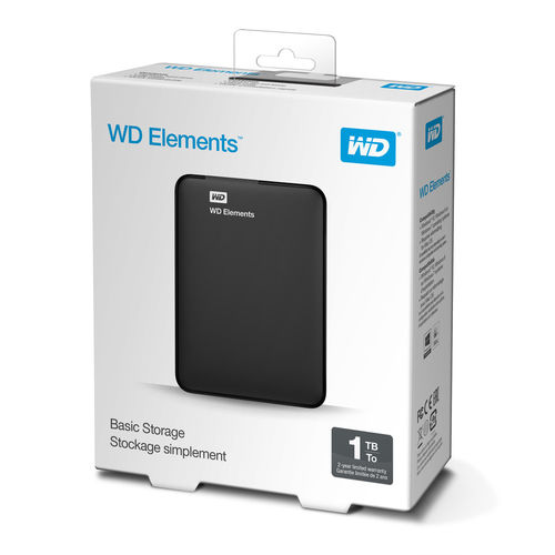 Hdd Wd Externo 2.5&Quot; 1tb Elements Negro | Quonty.com | WDBUZG0010BBK-WESN