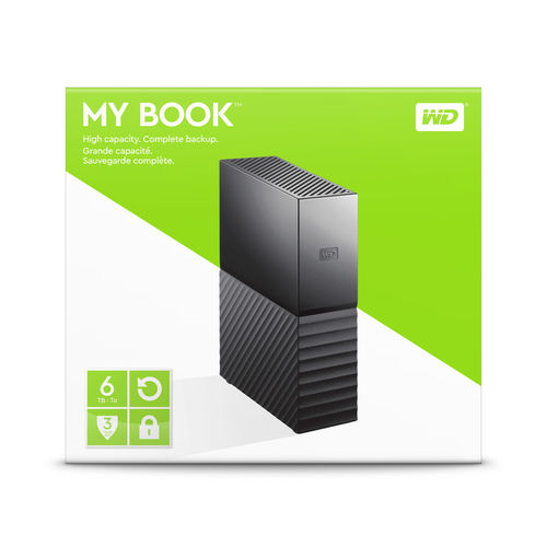 Hdd Wd Externo 3.5&Quot; 6tb My Book Negro | Quonty.com | WDBBGB0060HBK-EESN