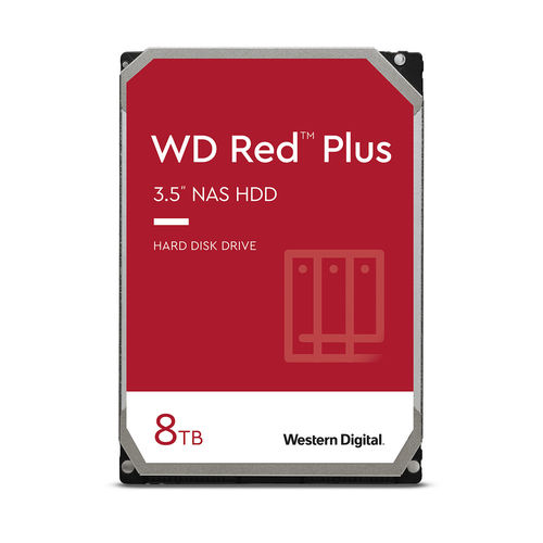 Hdd Wd Nas 3.5&Quot; 8tb 5640rpm 256mb Sata3 Red Plus | Quonty.com | WD80EFPX