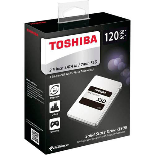 Ssd Toshiba 2.5'' 120gb Sata3 Q300 - 15nm | Quonty.com | HDTS812EZSTA