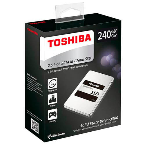 Ssd Toshiba 2.5'' 240gb Sata3 Q300 - 15nm | Quonty.com | HDTS824EZSTA