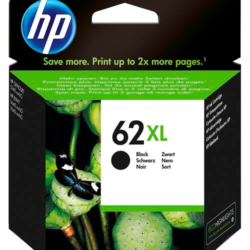 Tinta Hp C2p05ae Nº 62xl Negro | Quonty.com | C2P05AE