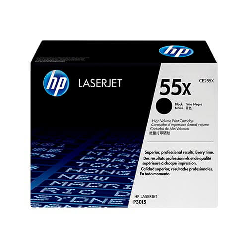 Toner Hp Ce255x Nº55x Negro 12.500pag Alta Capacidad | Quonty.com | CE255X