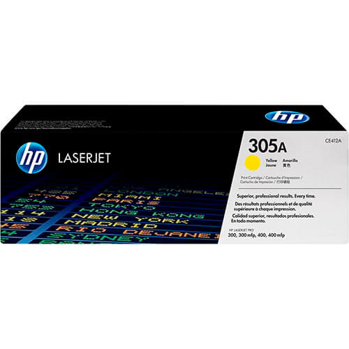 Toner Hp Ce412a Nº305a Amarillo 2.200pag | Quonty.com | CE412A