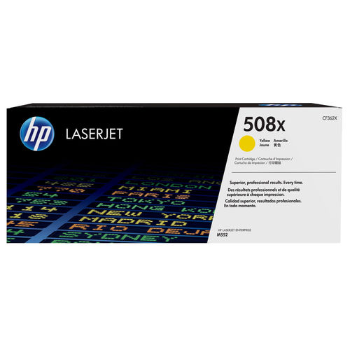 Toner Hp Cf362x Nº508x Amarillo 9.500pag Alta Capacidad | Quonty.com | CF362X