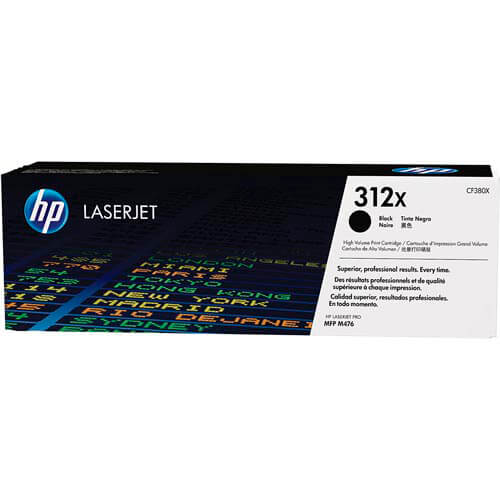 Toner Hp Cf380x Nº312x Negro 4.400pag Alta Capacidad | Quonty.com | CF380X