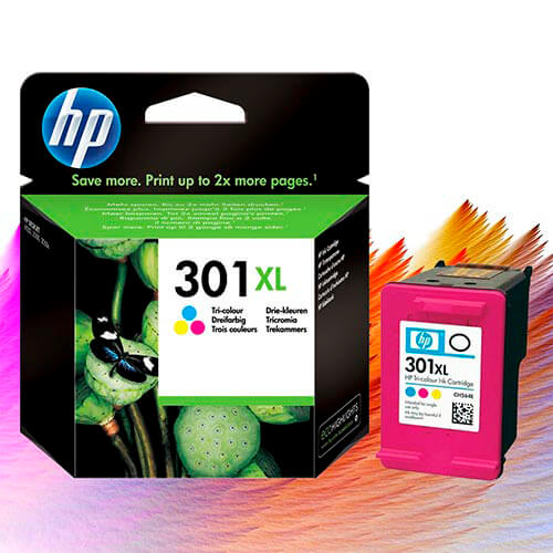 Tinta Hp Ch564ee Nº 301xl Color C/M/Y | Quonty.com | CH564EE